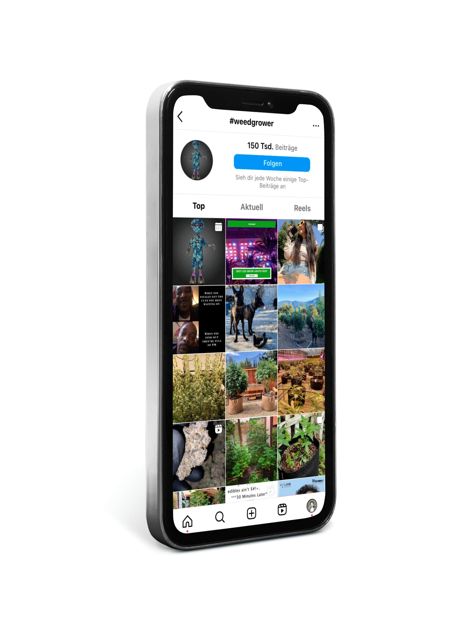 erlaubte cannabis hashtags